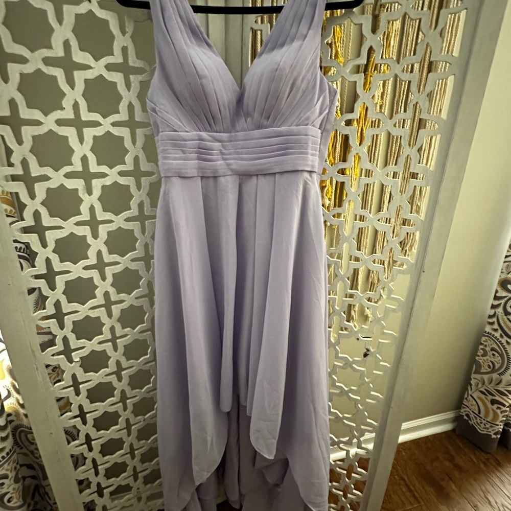 Elegant Lavender Evening Gown